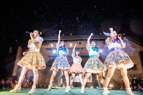 「オオサカアイドルフェスティバル2019」大トリを務めたたこやきレインボー。