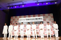 劇団EXILE舞台「勇者のために鐘は鳴る」発表会の様子。