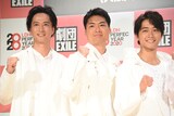 左から秋山真太郎、八木将康、佐藤寛太。