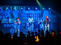 スカイピース「 Enjoy Summer Fest Buddy～まつり～」神奈川・神奈川県民ホール 大ホールの様子。