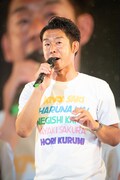 オープニングタイトルコールやマラソン実況などを担当したセレッソ大阪スタジアムDJ・西川大介。