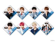 ドリンク＆フード購入特典のコースター（後期）。