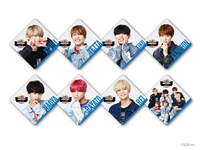 ドリンク＆フード購入特典のコースター（後期）。