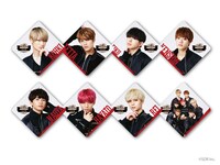 ドリンク＆フード購入特典のコースター（前期）。