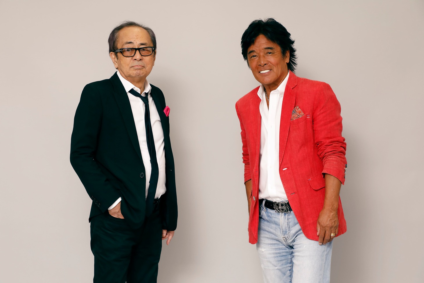 大野雄二と松崎しげる。