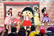 「『ちびまる子ちゃん』30周年アンバサダー・ももいろクローバーZ夏休みトークイベント」の様子。