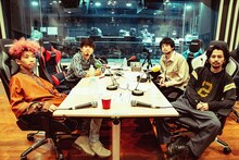 「King Gnu井口理のオールナイトニッポン0（ZERO）」収録中の様子。（撮影：小杉歩）