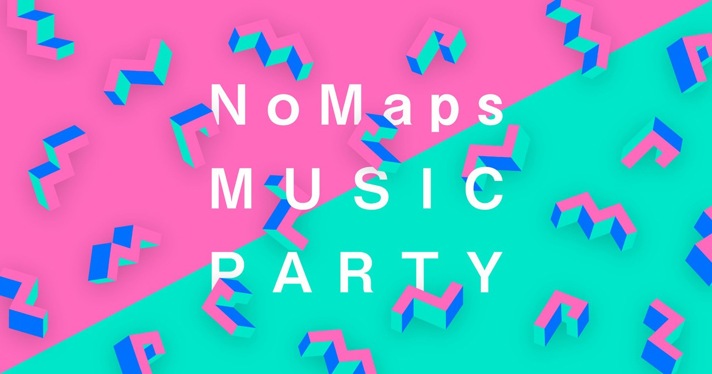 「NoMaps MUSIC PARTY」ロゴ