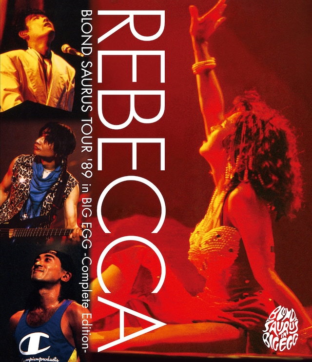 REBECCA「BLOND SAURUS TOUR '89 in BIG EGG -Complete Edition-」Blu-ray盤ジャケット