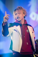 バトラーズの新曲でラップを披露した田中柊斗。