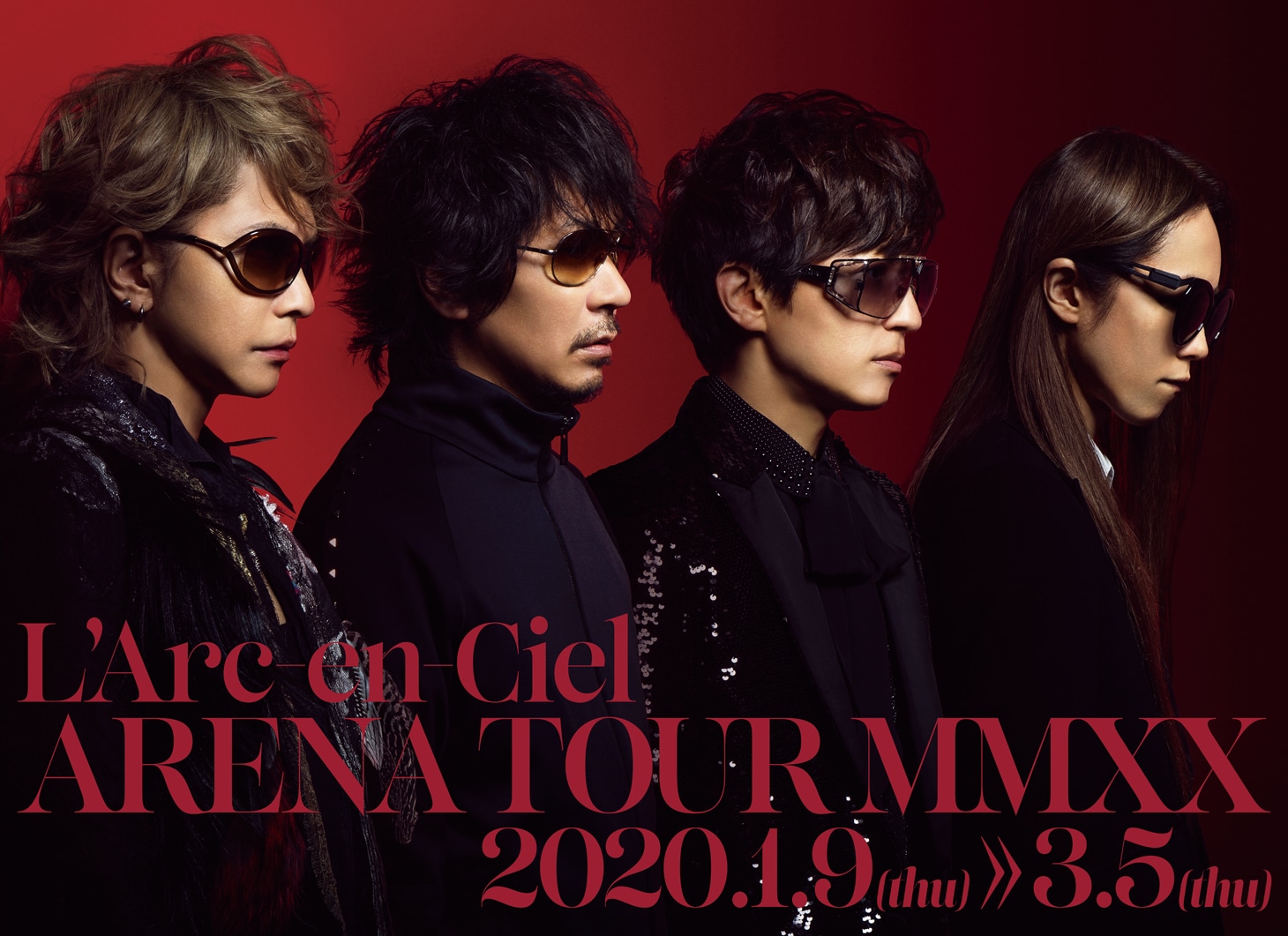 L'Arc-en-Ciel「ARENA TOUR MMXX」告知ビジュアル