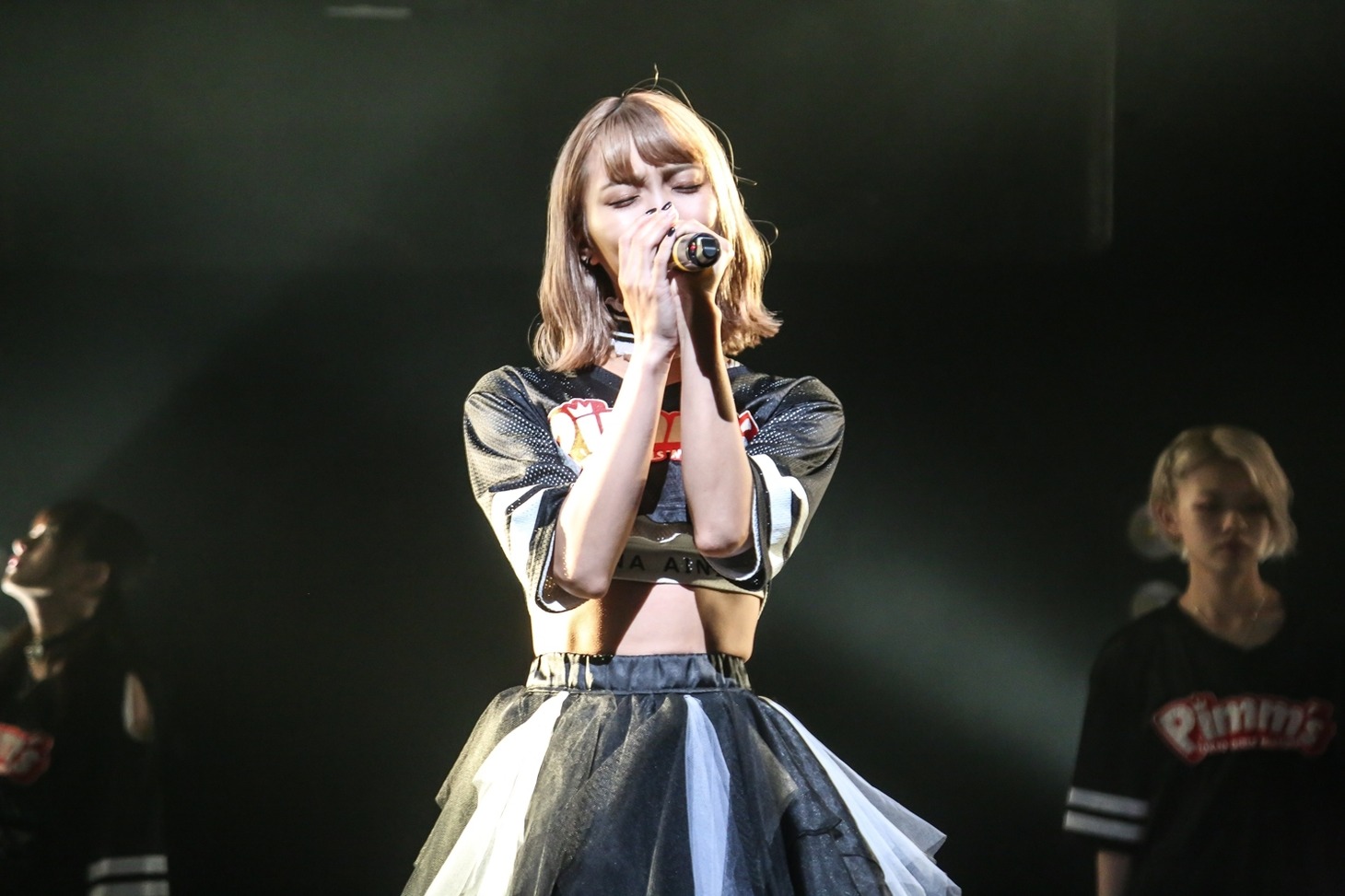 郡司英里沙。8月20日に東京・TSUTAYA O-WESTで開催された「Pimm's Presents, Human Xrossing Summer special」の様子。