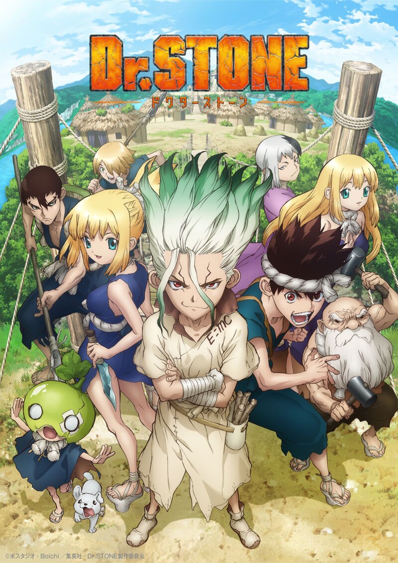 アニメ「Dr.STONE」キービジュアル (c)米スタジオ・Boichi / 集英社・Dr.STONE製作委員会