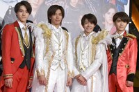 左から岩崎大昇（美 少年）、神宮寺勇太（King & Prince）、岸優太（King & Prince）、高橋優斗（HiHi Jets）。