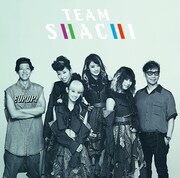 TEAM SHACHI「Rocket Queen feat. MCU / Rock Away」positive exciting soul盤ジャケット