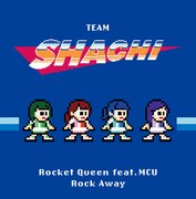 TEAM SHACHI「Rocket Queen feat. MCU / Rock Away」タイムトレイン盤ジャケット (c)CAPCOM CO., LTD. ALL RIGHTS RESERVED.