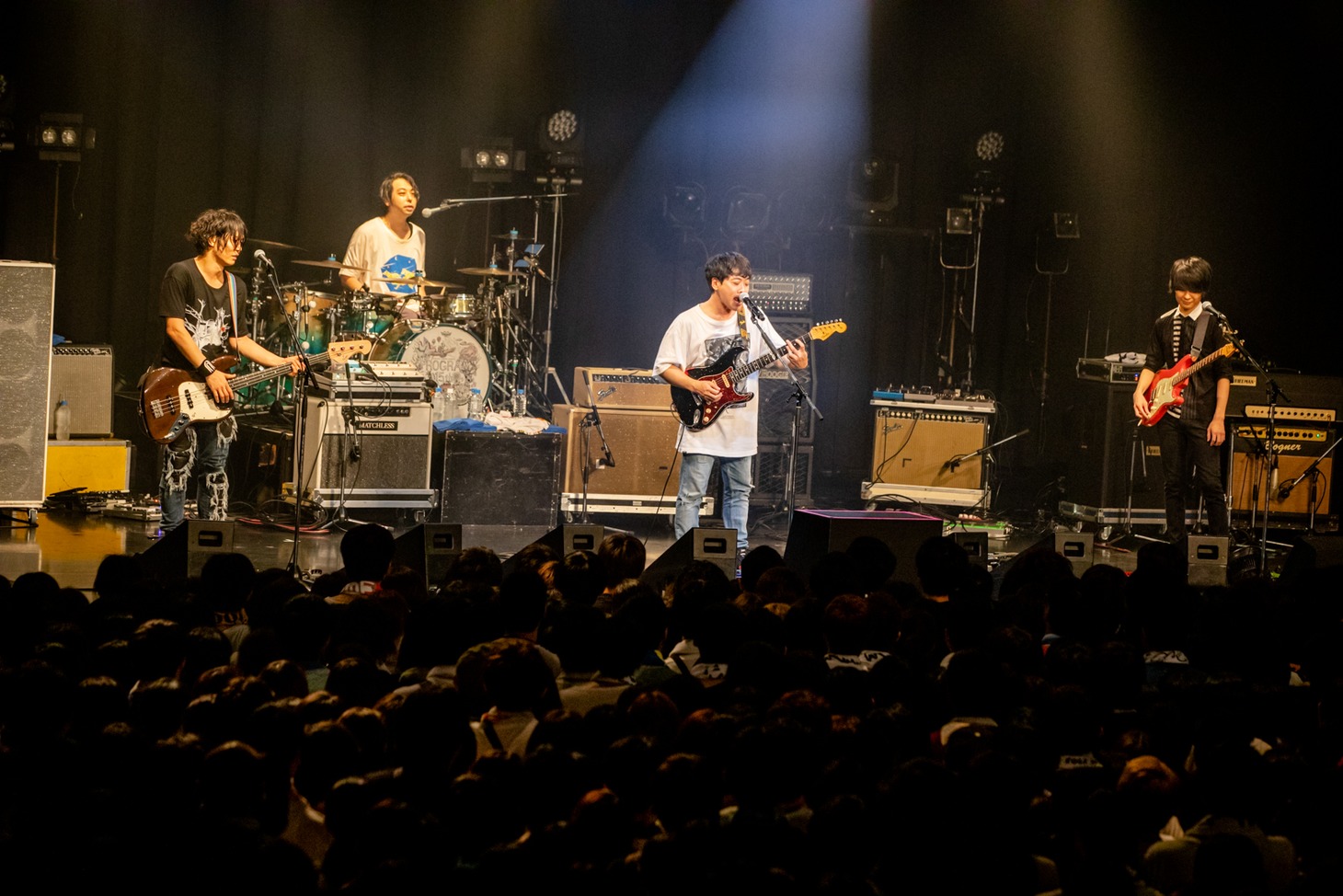UNISON SQUARE GARDENと堂島孝平。（Photo by Viola Kam［V'z Twinkle］）