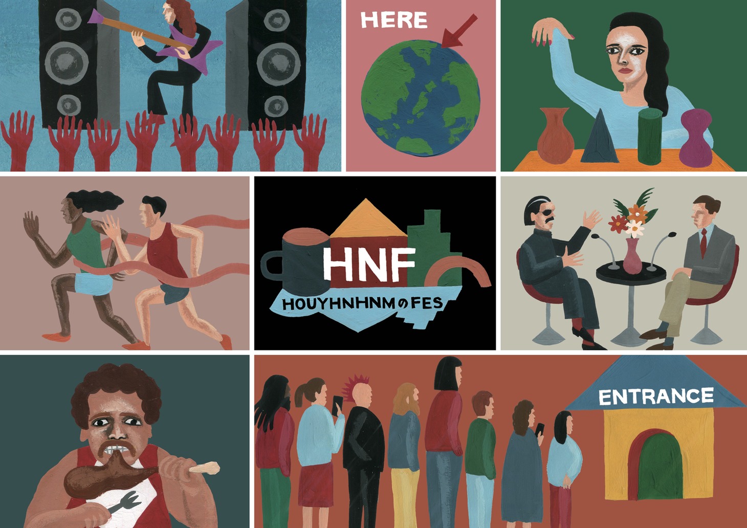 「HNF（フイナムのフェス）」メインビジュアル