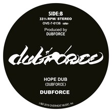 DUBFORCE「BABY DON'T CRY feat.柴田聡子 / HOPE DUB」B面ビジュアル
