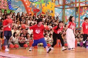 左から橋本環奈、ゆうたろう、浅川梨奈、堀田真由、佐野勇斗（M!LK）。(c)フジテレビ