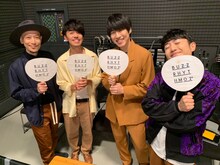 フジファブリックとサポートドラマーのnico（Sawagi）。