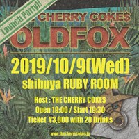 「OLDFOX Launch Party」告知ビジュアル
