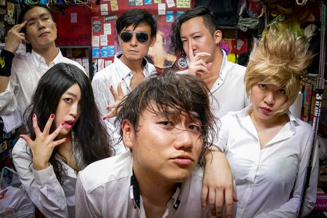 楽屋での下の口唇。（Photo by NANO Media Inc. maru）