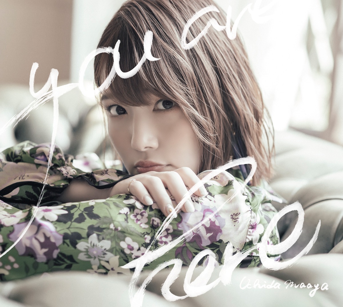 内田真礼「you are here」Blu-ray付初回限定盤ジャケット
