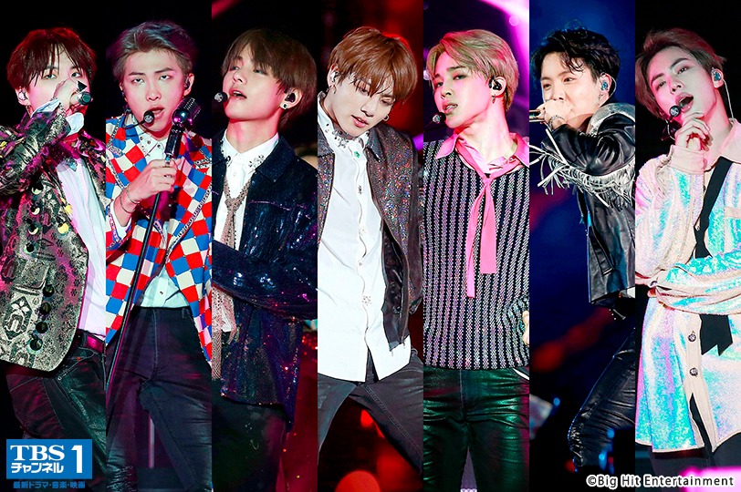TBSチャンネル1「BTS WORLD TOUR 'LOVE YOURSELF' NEW YORK 全曲ノーカット版」告知画像