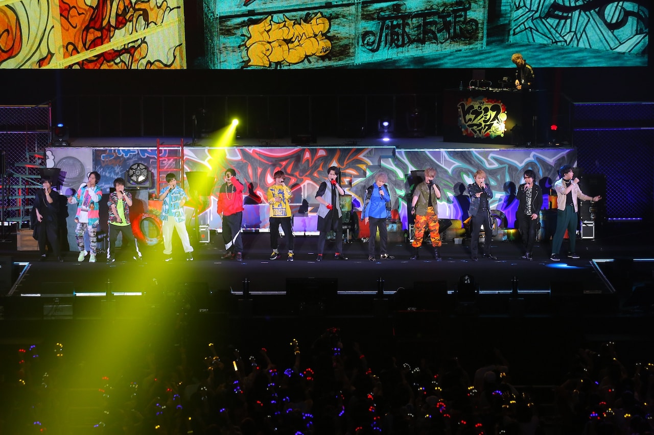 「ヒプノシスマイク-Division Rap Battle-4th LIVE@オオサカ《Welcome to our Hood》」9月8日公演の様子。（撮影：田浦ボン、キシノユイ、渡辺慎一）