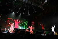 餓鬼レンジャーのライブの様子。（撮影：田浦ボン、キシノユイ、渡辺慎一）