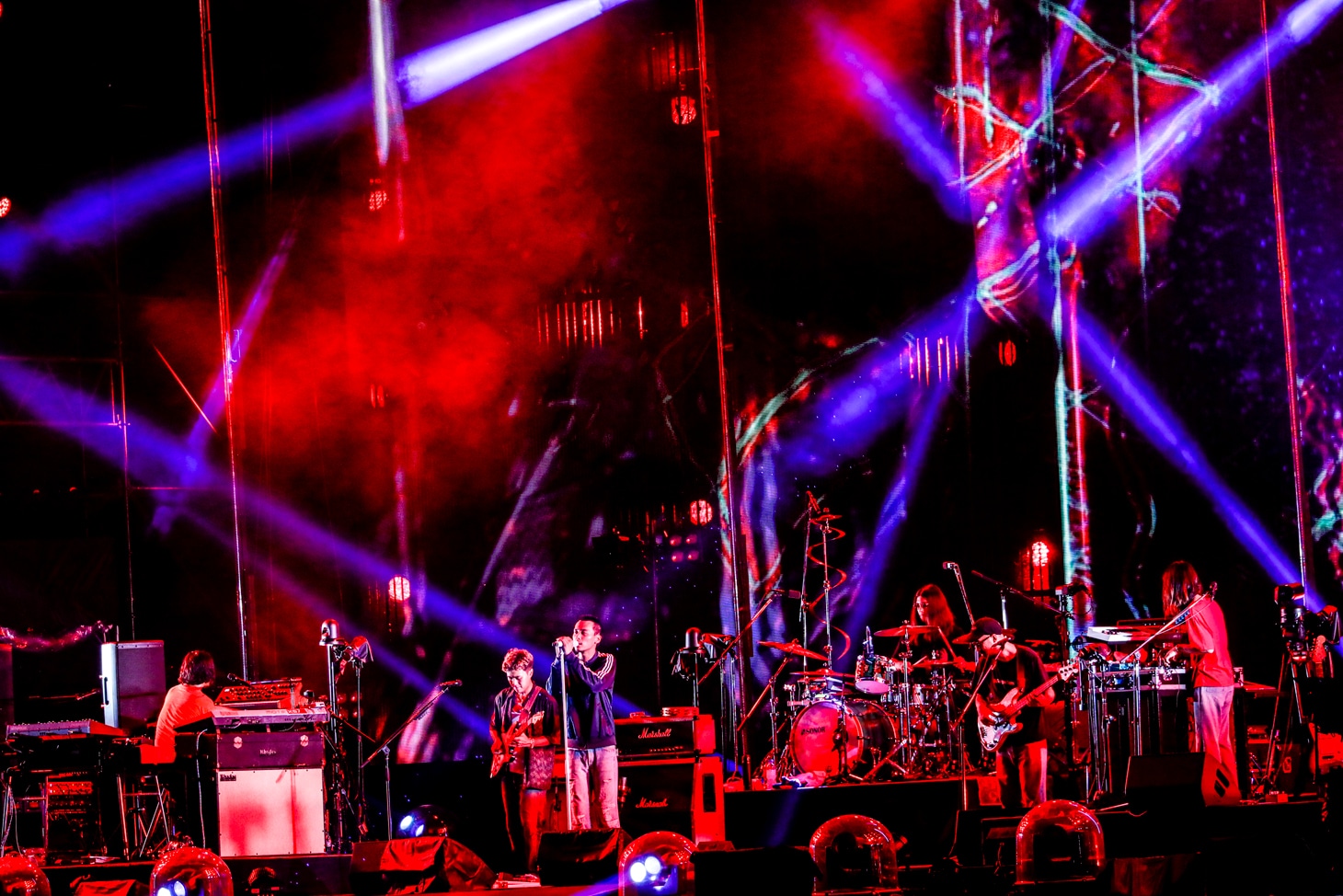 「"Suchmos THE LIVE" YOKOHAMA STADIUM」の様子。（Photo by Kayo Sekiguchi）