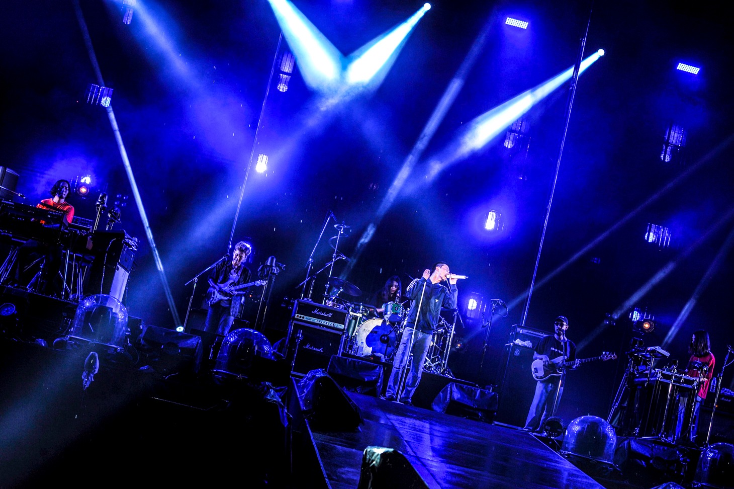 「"Suchmos THE LIVE" YOKOHAMA STADIUM」の様子。（Photo by Shohei Maekawa）