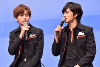 永瀬廉（King & Prince）と北村匠海（DISH//）。