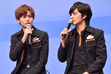 永瀬廉（King & Prince）と北村匠海（DISH//）。