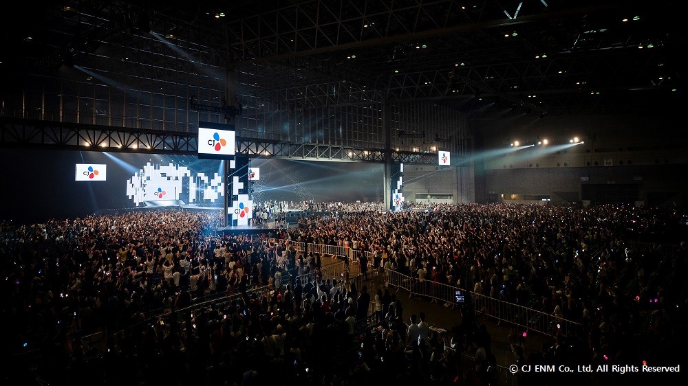 「KCON 2019 JAPAN × M COUNTDOWN」の様子。(c)CJ ENM Co., Ltd, All Rights Reserved