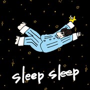 ぜったくん「sleep sleep feat. さとうもか」配信ジャケット