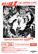 「SURL 1st JAPAN LIVE Powered by Tsutomu Ono」告知ビジュアル