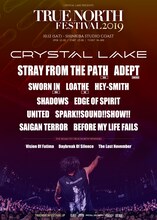 「Crystal Lake presents TRUE NORTH FESTIVAL 2019」フライヤー