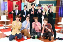 テレビ東京系「ABChanZOO」より。上段がA.B.C-Z、下段がふぉ～ゆ～。(c)テレビ東京