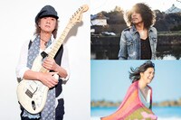 左からChar、佐藤タイジ、福原美穂。