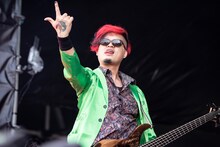 侑威地（B / ROTTENGRAFFTY）（撮影：釘野孝宏）