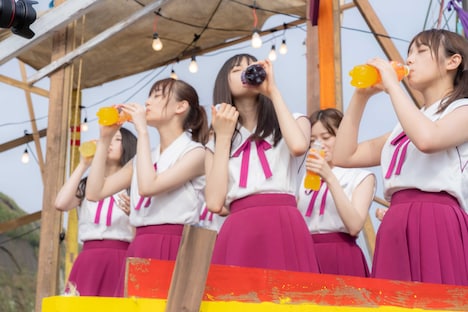 スペシャルムービーの撮影の様子。