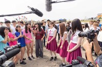 スペシャルムービーの撮影の様子。