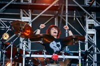 河本あす香（Dr / 打首獄門同好会）（撮影：中野修也）