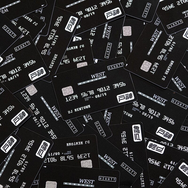 dj newtown「WEST MEMBERS」ジャケット