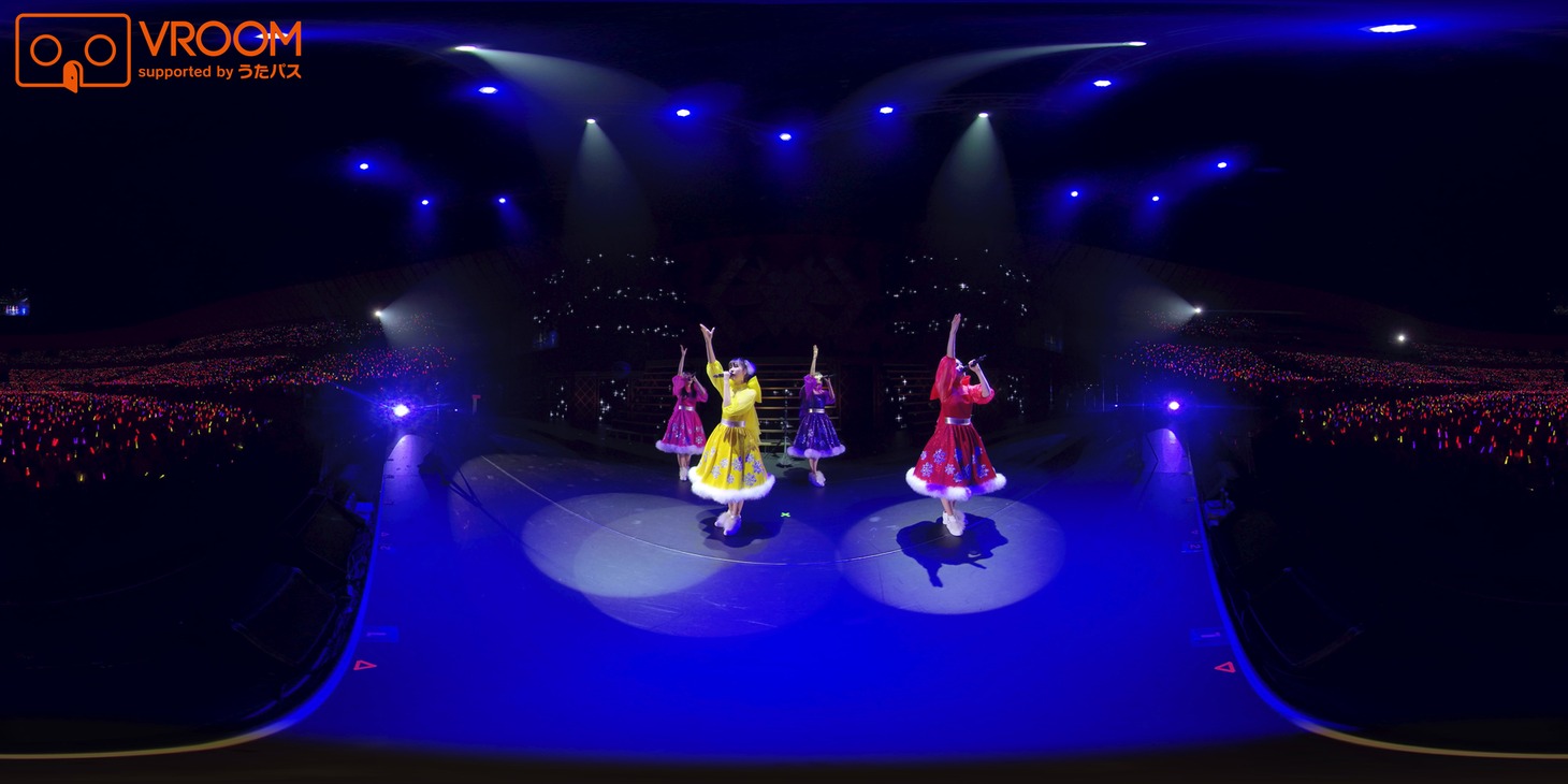 「最高の人生の見つけ方」ももクロLIVE体験VRのイメージ。