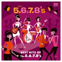 The 5.6.7.8's「BEST HITS OF The 5.6.7.8'S」ジャケット