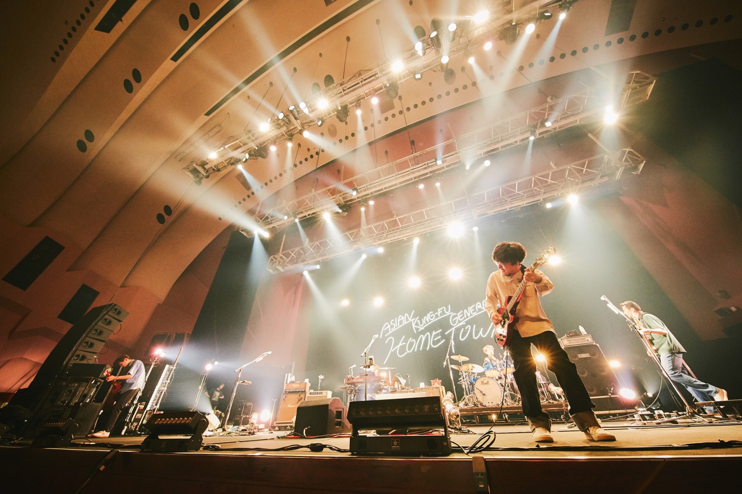 ASIAN KUNG-FU GENERATION「ASIAN KUNG-FU GENERATION Tour 2019『ホームタウン』」神奈川・パシフィコ横浜公演の様子。