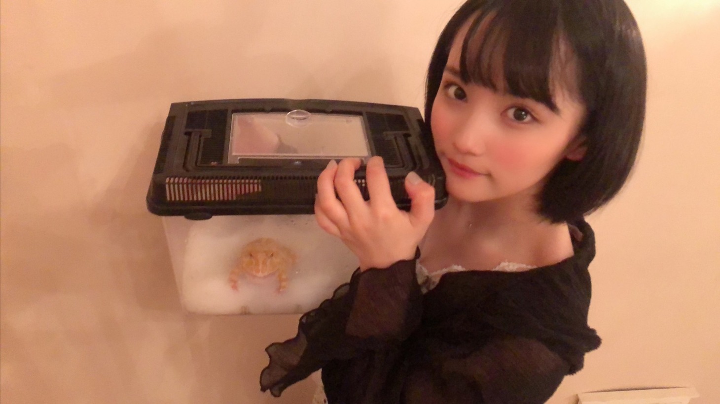 矢作萌夏とチビ。